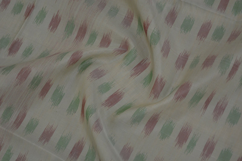 Milk White Colour Kanchipuram Soft Silk Saree