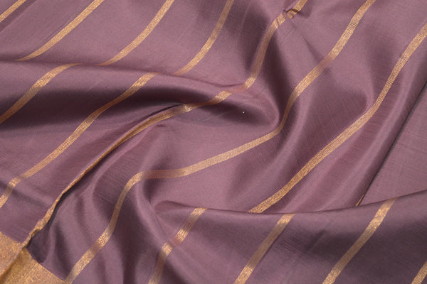 Signal Violet Colour Kanchipuram Designer Saree