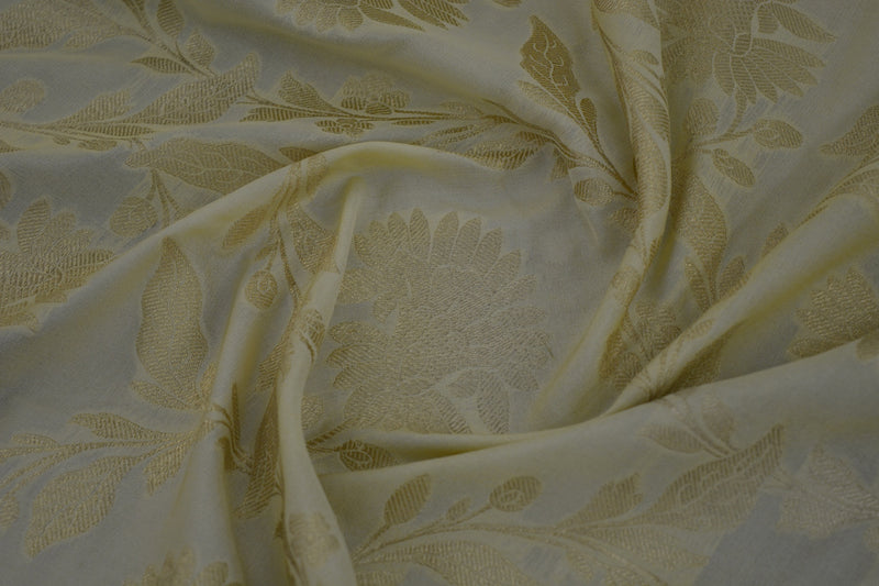 Golden Colour Banarasi silk Saree