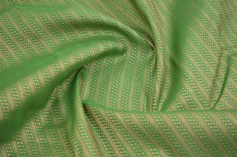 Green Colour Kanchipuram Brocade Saree