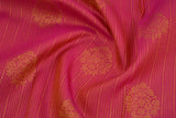 Rani pink Colour Kanchipuram Brocade Saree