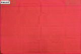 Magenta Pink colour Kanchipuram Designer Saree