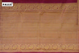 Wine Colour Kanchipuram Brocade Saree