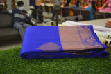 Royal Blue Colour Kanchipuram Traditional Saree