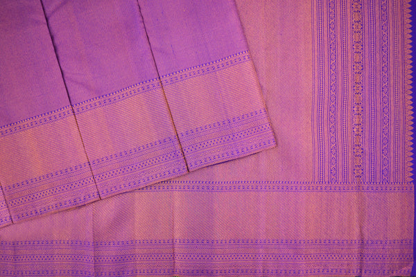 Royal Blue Colour Kanchipuram Brocade Saree