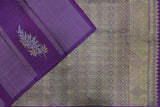 Grape Wine colour Kanchipuram Designer Saree