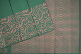 Leaf Green Colour Kanchipuram Designer Saree