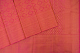 Magenta Pink Colour Kanchipuram Brocade saree