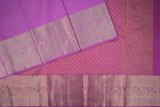 Pale Magenta Colour Kanchipuram Traditional Saree