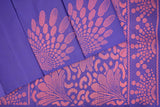 Royal Blue Colour Kanchipuram Designer Saree