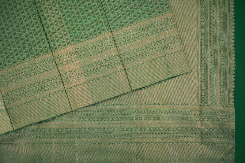 Green Colour Kanchipuram Brocade Saree